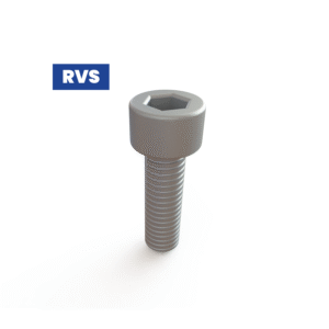 Bout Cilinderkop Binnenzeskant RVS Inox A2