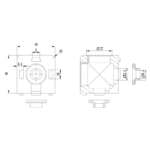 40x40 ISB 2D Connector Afmetingen
