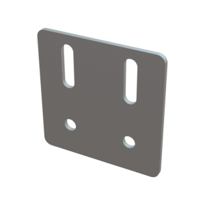 Stelplaat 80x80 3mm M8